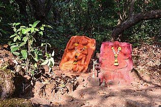 Maruti and Ganpati idol