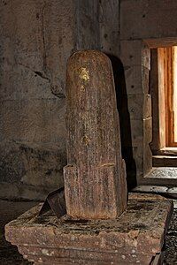 The Lingam at Phanom Rung in Buriram, showing remnants of the Khmer Empire in Thailand.