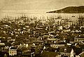 San Francisco harbor in the 1850s