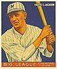 1933 Goudey baseball card of Travis Jackson of the New York Giants