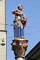 Statue of Anna Seiler, founder of Bern's hospital in 1354