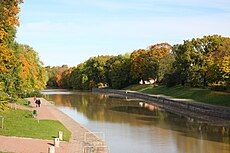 Aura River in Turku, Finland.