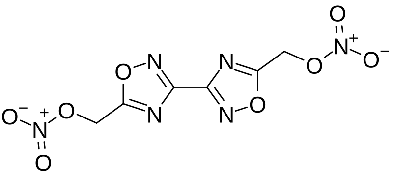 File:Bis(1,2,4-oxadiazole)bis(methylene) dinitrate.svg