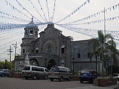 Facade of the Our Lady of Abandoned Parish Church.