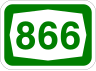 Route 866 shield}}