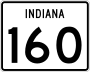 State Road 160 marker