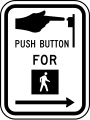 R10-3 Push button for pedestrian signal