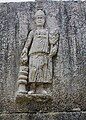 Statue at the Roman temple at Niha, Lebanon