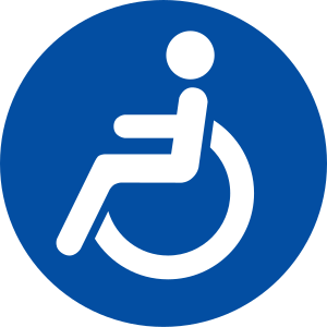 File:Wheelchairs pictogram bw.svg