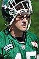 Mike McCullough, Canadian football linebacker for the Roughriders.