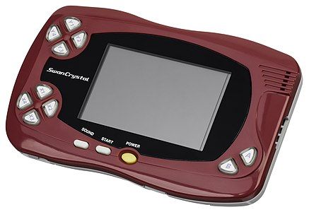 The Bandai SwanCrystal, the third generation of the system. It featured an improved LCD screen.