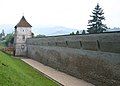 Restored City wall of Brasov