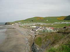 Clarach Bay, from the coastal path into Aberystwyth