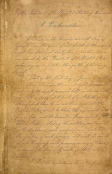 File:Emancipation proclamation document.jpg