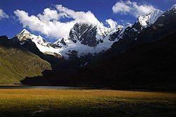 Jirishanca and Rondoy mountains