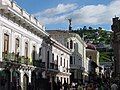 View from the Iglesia de la Compañía, in García Moreno Street.