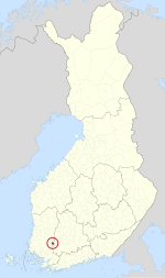 Location of Metsämaa in Finland