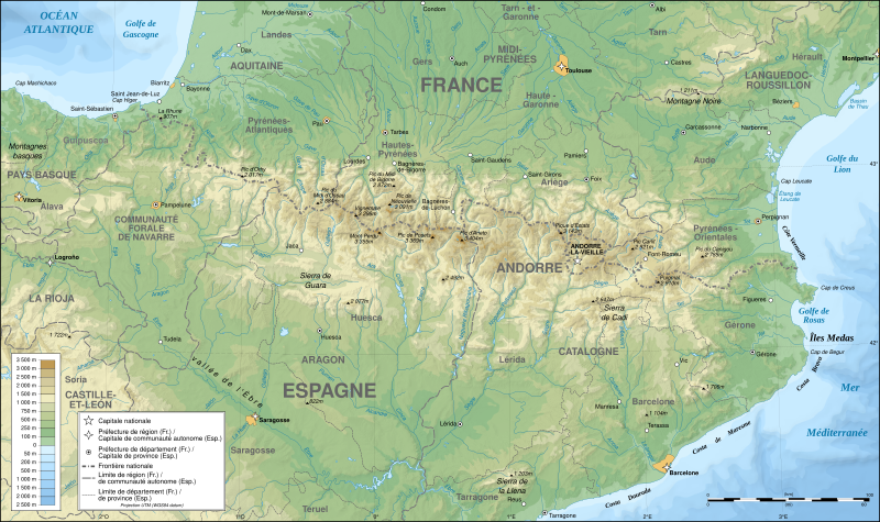 File:Pyrenees topographic map-fr.svg