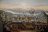 The siege of united Christian forces in Buda, 1686, by Frans Geffels