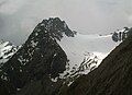 The Seekogel flanked by the Seekarlesferner as seen from the Zuragkogel from the northeast