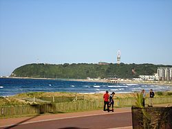 The Bluff as seen from Greens Walk, Durban