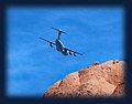 C5 "Galaxy" over Garden of the Gods, Colorado