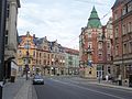 Wilhelminian styled enclosed housing in Trachau