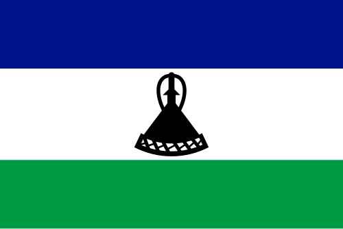 Flag of the Kingdom of Lesotho