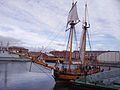 Replica of HMS Pickle at Portsmouth 2005