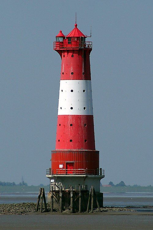 Lighthouse Arngast in the Jade Bight