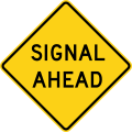 W3-3a Signal ahead