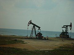 Pumpjacks in Cuba.