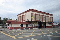 The Tutong fire station, located on the former site of the original Kampong Petani