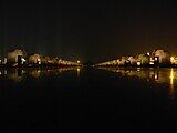 Inside view of Ambedkar Park in Night