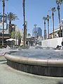 A fountain at The Block at Orange.