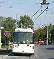 Image 105A switch in parallel overhead lines (from Trolleybus)