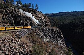 On the Highline above the Animas Canyon on October 25, 2012