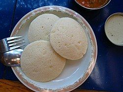 A plate of Idlis