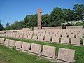 Military cemeteries.