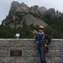 Kyle Blanco at Mt. Rushmore