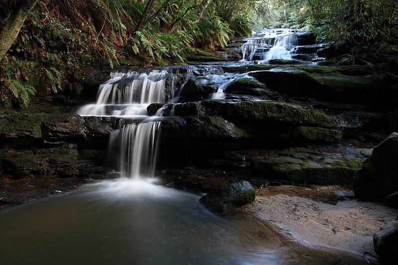 File:Leura cascades stream.JPG