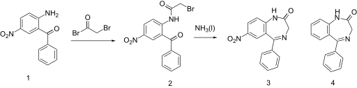 File:Nitrazepam synthesis.svg