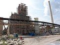 Group shot of Brew House, Boiler House, & Stack Building