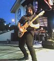 Richie Castellano, member of Blue Öyster Cult, at a live performance in Baytown, Texas