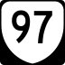 State Route 97 marker