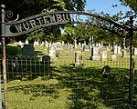 Wurtemberg Cemetery, old entrance.