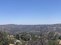 View of Yosemite Lakes Park from Lilly Mountain