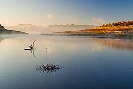 A view of the reservoir