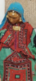 Balochi woman with Balochi ornaments