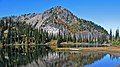 Crystal Peak seen from Upper Crystal Lake